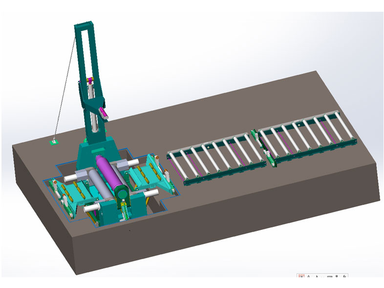 Wind Tower Bending Machine Principle